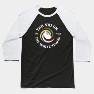 TAR VALON - WHITE TOWER WHERE ALL AJAH LIVES Baseball T-Shirt